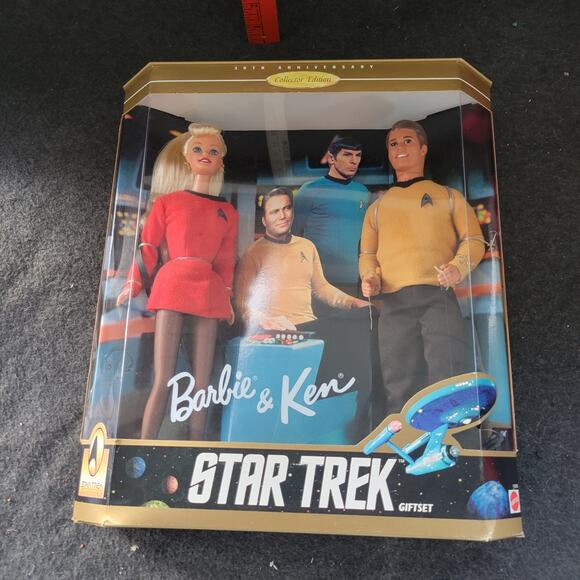 BARBIE & KEN STAR TREK GIFT SET 30TH ANNIVERSARY 1996 MATTEL 15006 NRFB - Picture 1 of 5